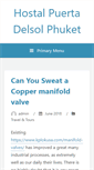 Mobile Screenshot of hostalpuertadelsolphuket.com