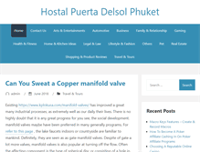 Tablet Screenshot of hostalpuertadelsolphuket.com